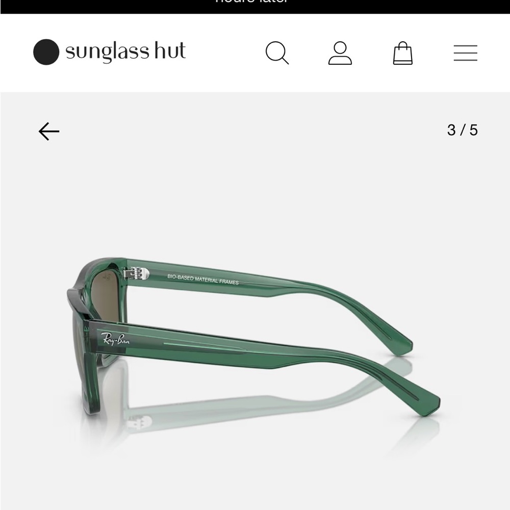 Ray-Ban Green Sunglasses - Picture 3 of 13